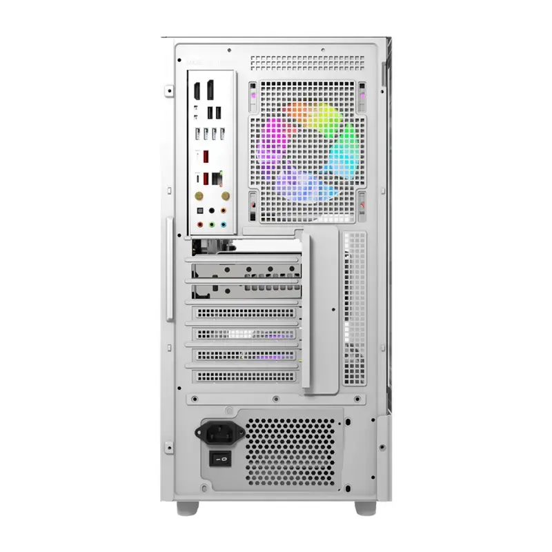 Kompiuterio korpusas DarkFlash DS950 (baltas) – vidutinis bokštas, suderinamas su ATX