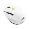 Pelė ASUS MD105 /VT-GN — dešinei rankai RF belaidė + Bluetooth, 2400 DPI, slinkties ratukas, maitinama baterijomis, balta/žalia