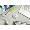 Pelė ASUS MD105 /VT-GN — dešinei rankai RF belaidė + Bluetooth, 2400 DPI, slinkties ratukas, maitinama baterijomis, balta/žalia