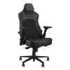 Universali žaidimų kėdė ASUS ROG Courser – paminkštinta sėdynė, maks. svoris 136 kg, sėdynė 670×700 mm, min. aukštis 140 cm, juoda