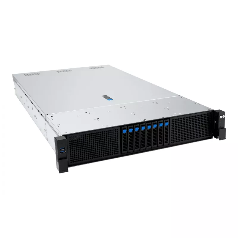 ASUS RS720A-E13-RS8U Socket SP5 stovo (2U) serveris juodas, sidabrinis