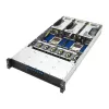 ASUS RS720A-E13-RS8U Socket SP5 stovo (2U) serveris juodas, sidabrinis