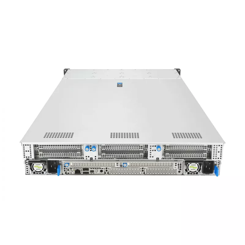 ASUS RS720A-E13-RS8U Socket SP5 stovo (2U) serveris juodas, sidabrinis