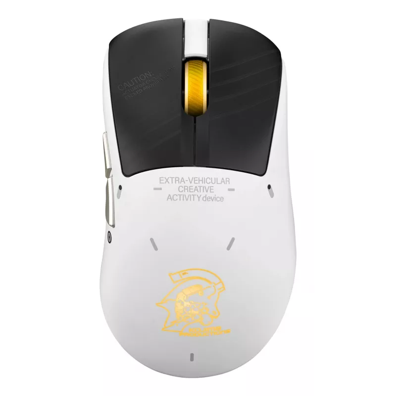 Žaidimų pelė ASUS ROG Keris II Origin-KJP, dešinei rankai, optinė 42 000 DPI, RF belaidis + Bluetooth + USB-A, 6 mygtukai, daugiaspalvė