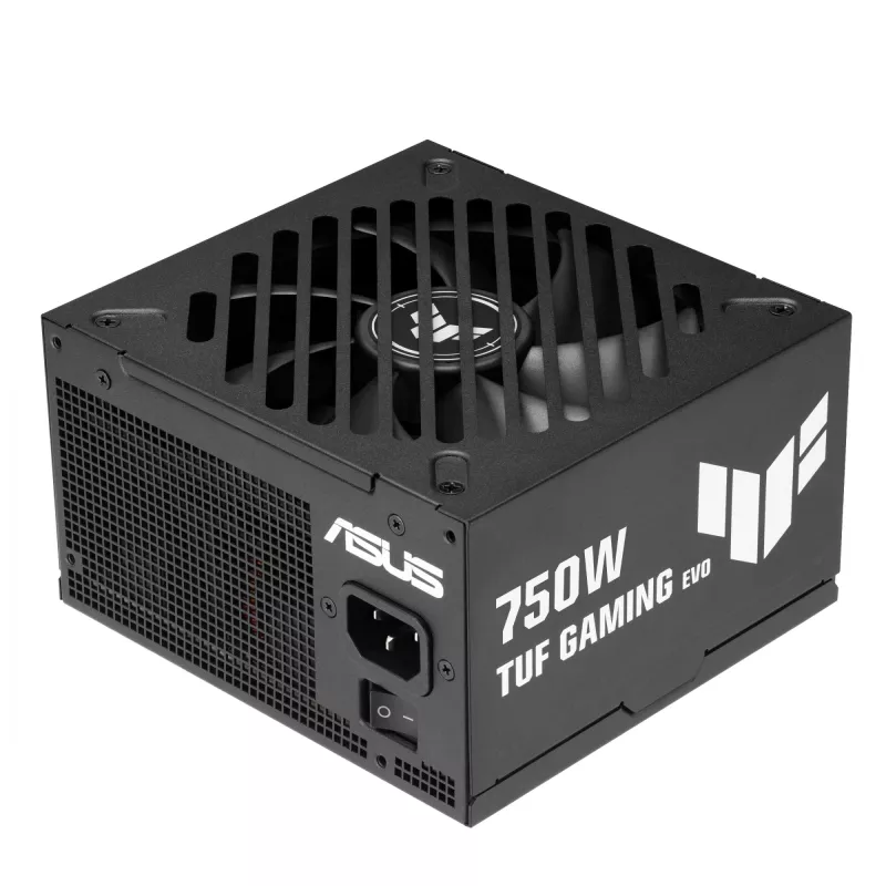 Maitinimo blokas ASUS TUF Gaming 750G EVO — 750 W, ATX, 80 PLUS Gold, 20+4 kontaktų, juodas