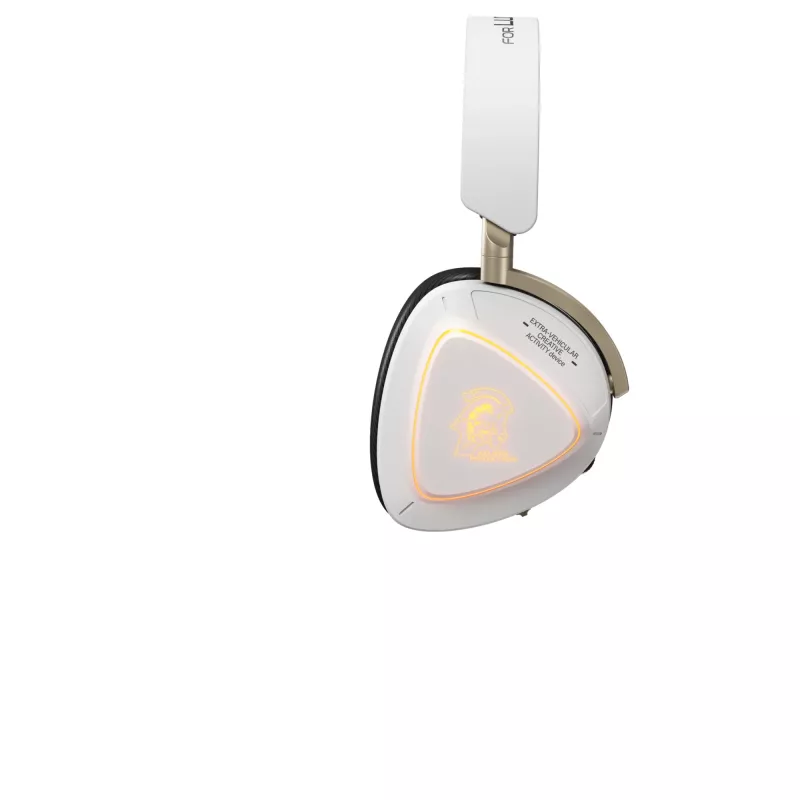 Ausinės ASUS ROG Delta II-KJP — uždaro tipo, laidinės ir belaidės (Bluetooth), 20–20000 Hz, 325 g, juodos/baltos