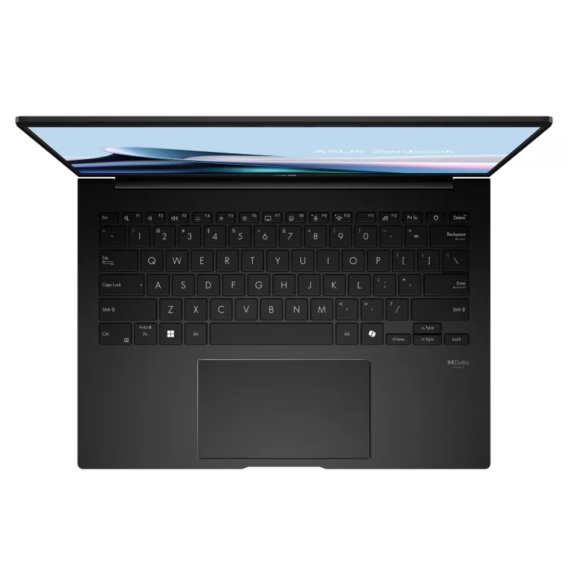 ASUS Zenbook 14 OLED UM3406GA-QD002W Copilot+ PC AMD Ryzen™ AI 5 430 nešiojamas kompiuteris 35,6 cm (14 colių) WUXGA 16 GB LPDDR5x-SDRAM 1 TB SSD Wi-Fi 6E (802.11ax) Windows 11 Home juoda