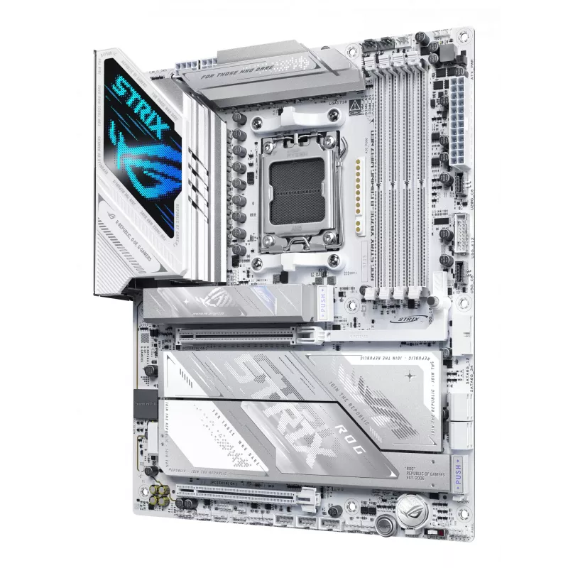 Motininė plokštė ASUS ROG STRIX X870E-A GAMING WIFI7 NEO — AMD X870E, lizdas AM5, ATX, DDR5, 4 DIMM, 256 GB