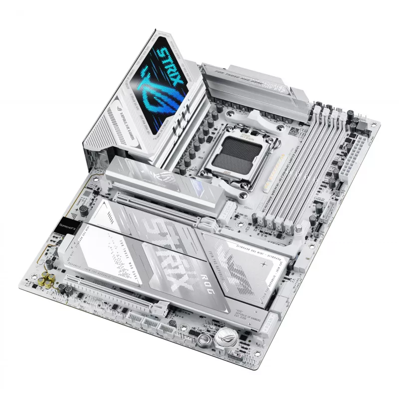 Motininė plokštė ASUS ROG STRIX X870E-A GAMING WIFI7 NEO — AMD X870E, lizdas AM5, ATX, DDR5, 4 DIMM, 256 GB