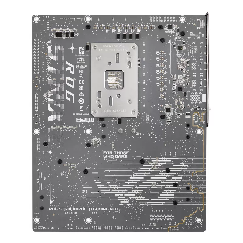 Motininė plokštė ASUS ROG STRIX X870E-A GAMING WIFI7 NEO — AMD X870E, lizdas AM5, ATX, DDR5, 4 DIMM, 256 GB