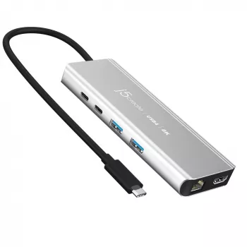 j5create JCD403 USB4 8K kelių prievadų stotelė USB Type-C HDMI RJ-45