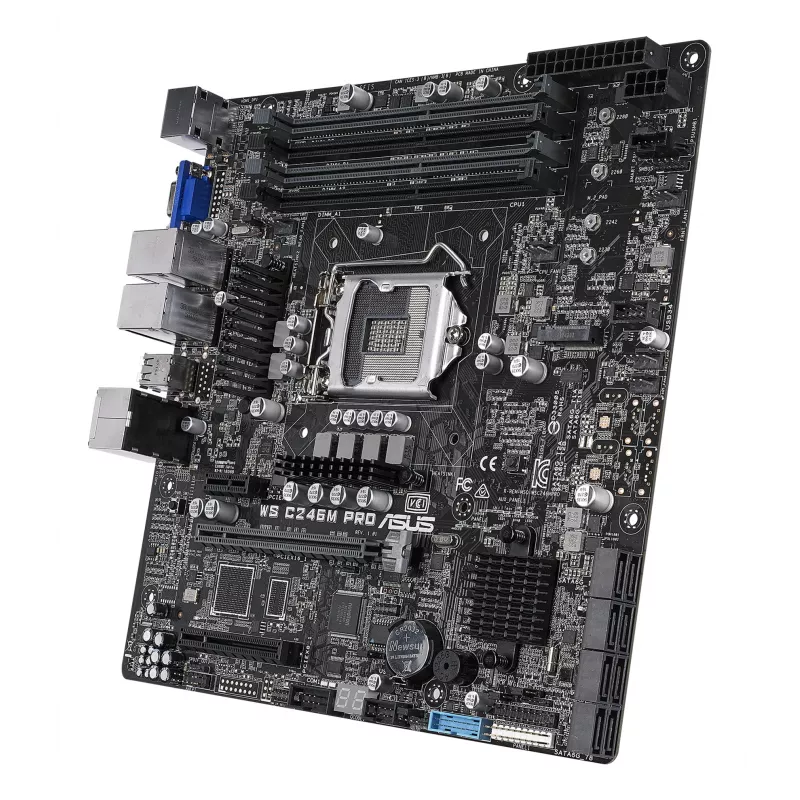 ASUS WS C246M PRO Intel C246 LGA 1151 (Socket H4) micro ATX pagrindinė plokštė