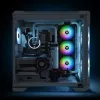 Ventiliatorius Thermaltake Pure Duo 12, 120 mm, PWM, dvigubas RGB žiedas, juodas