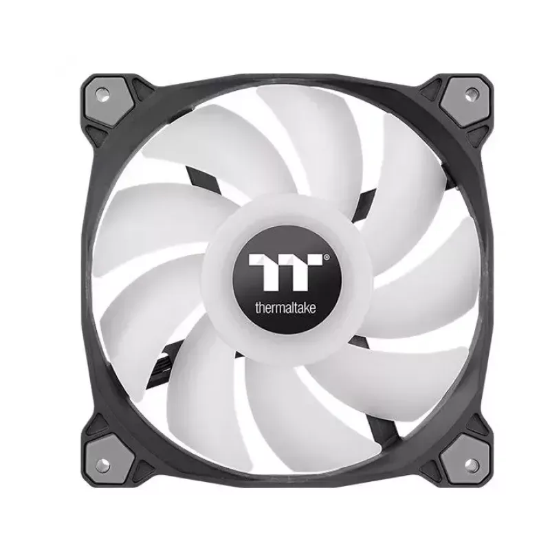 Ventiliatorius Thermaltake Pure Duo 12, 120 mm, PWM, dvigubas RGB žiedas, juodas