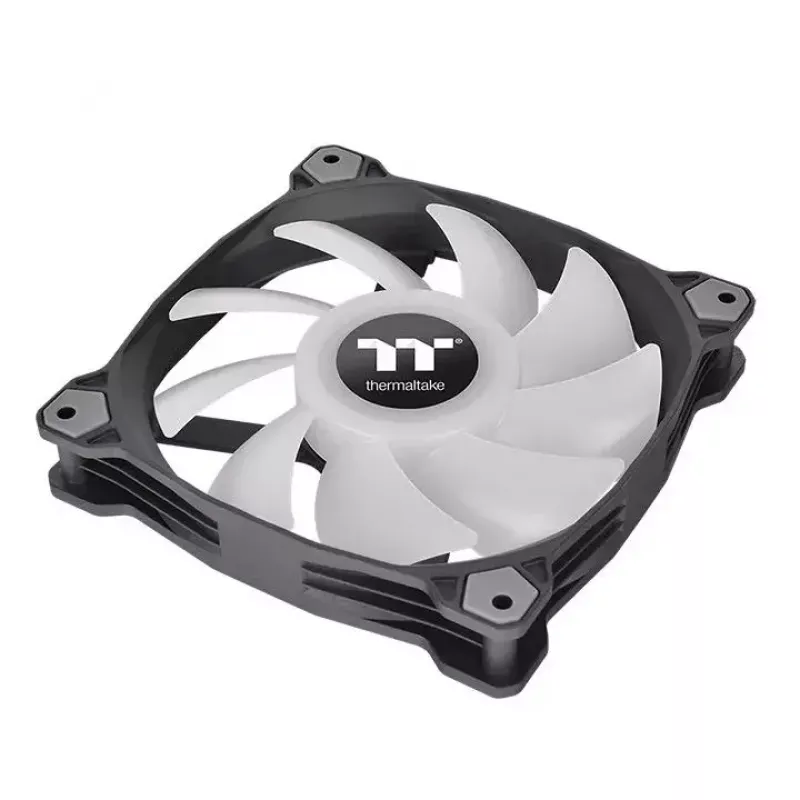Ventiliatorius Thermaltake Pure Duo 12, 120 mm, PWM, dvigubas RGB žiedas, juodas
