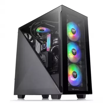 PC korpusas Thermaltake Divider 300 TG Midi Tower Juodas
