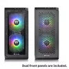 PC korpusas Thermaltake View 300 MX Midi Tower juodas