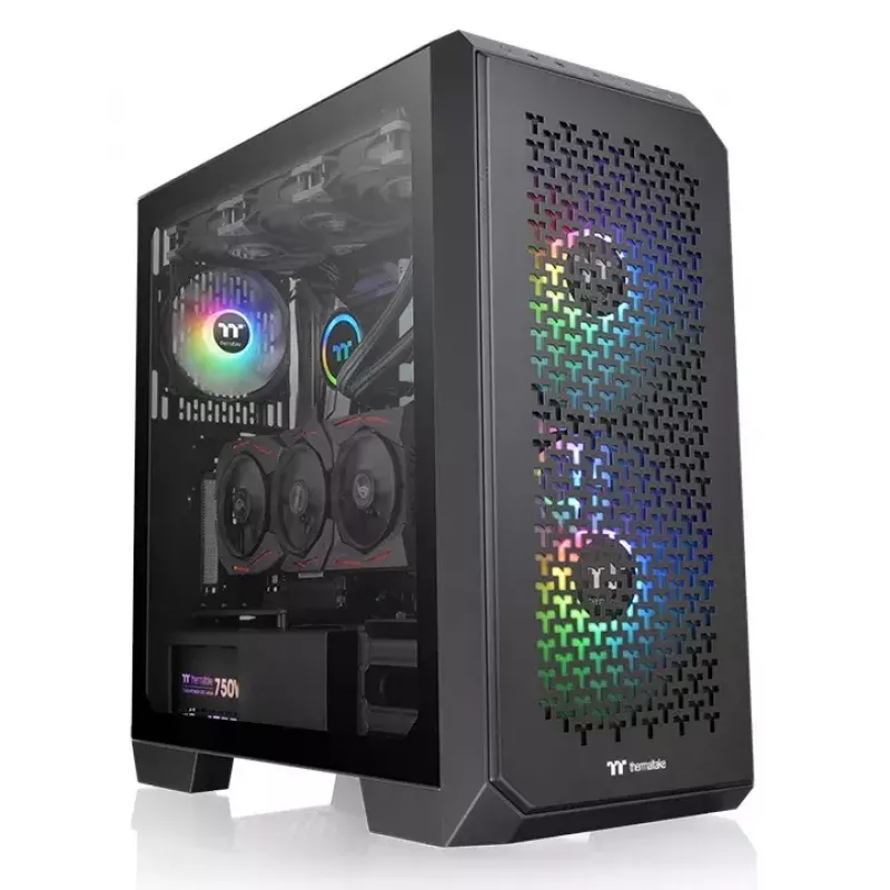 PC korpusas Thermaltake View 300 MX Midi Tower juodas