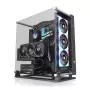 PC korpusas THERMALTAKE Core P3 TG Pro Midi Tower juodas — ATX/EATX, grūdintas stiklas, GPU iki 45 cm, CPU aušintuvas 18 cm
