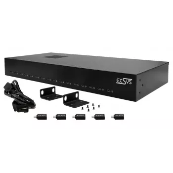 Kroviklis EXSYS EX-11016 Universal Black AC greitas įkrovimas
