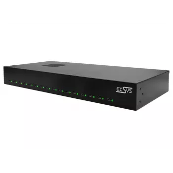 Kroviklis EXSYS EX-11016 Universal Black AC greitas įkrovimas