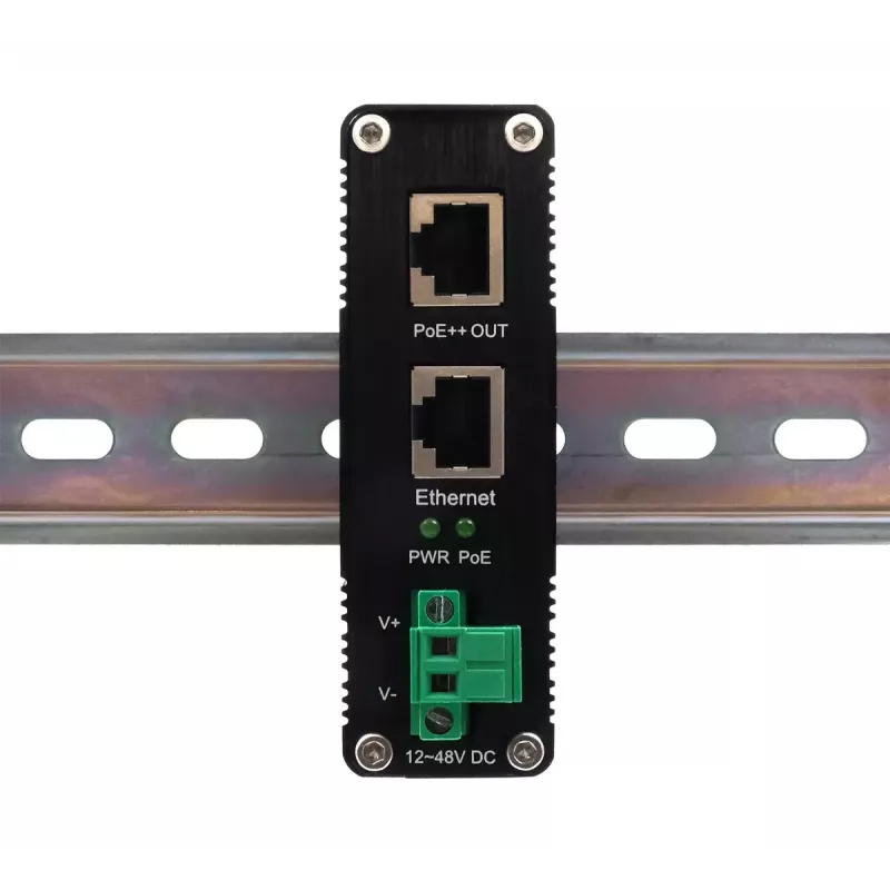EXSYS PoE++ Gigabit Injektorius 90W -40°C iki +80°C