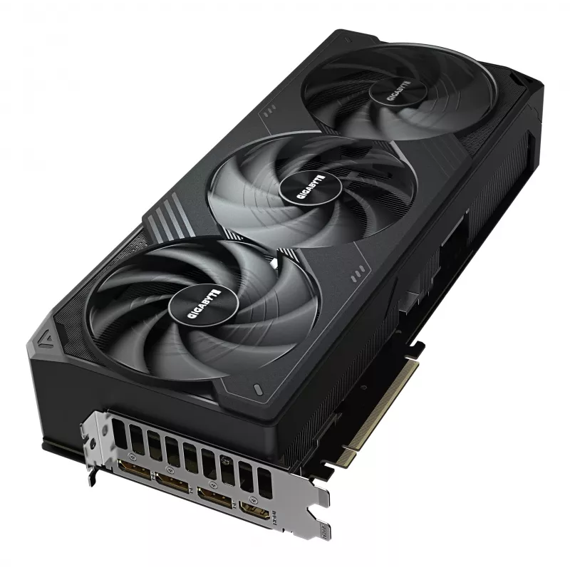 GIGABYTE GeForce RTX 5090 WINDFORCE OC 32G vaizdo plokštė - 32 GB GDDR7, 512 bit, PCI-E 5.0, 2467 MHz bazinis dažnis, 3x DP 2.1a, 1x HDMI 2.1b, NVIDIA DLSS 4, GV-N5090WF3OC-32GD