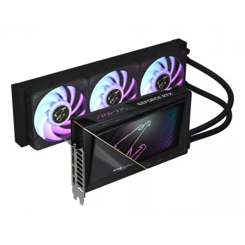 GIGABYTE AORUS GeForce RTX 5090 XTREME WATERFORCE 32G vaizdo plokštė – 32 GB GDDR7, 512 bit, PCI-E 5.0, 2655 MHz, 3x DP 2.1a, 1x HDMI 2.1b, NVIDIA DLSS 4, GV-N5090AORUSX W-32GD