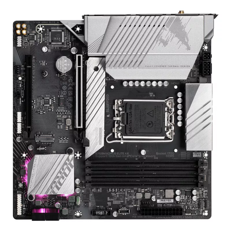 GIGABYTE B760M AORUS ELITE AX pagrindinė plokštė