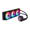 Skysčio aušinimo komplektas Cooler Master MasterLiquid 360 ATMOS 12 cm Juodas