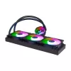 Skysčio aušinimo komplektas Cooler Master MasterLiquid 360 ATMOS 12 cm Juodas
