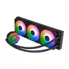 Skysčio aušinimo komplektas Cooler Master MasterLiquid 360 ATMOS 12 cm Juodas