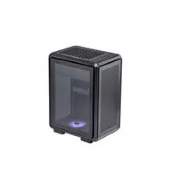 Kompiuterio korpusas Cooler Master MasterFrame 400 Mesh Black mATX su permatomu šoniniu dangteliu ir 1x 120mm ARGB ventiliatoriumi
