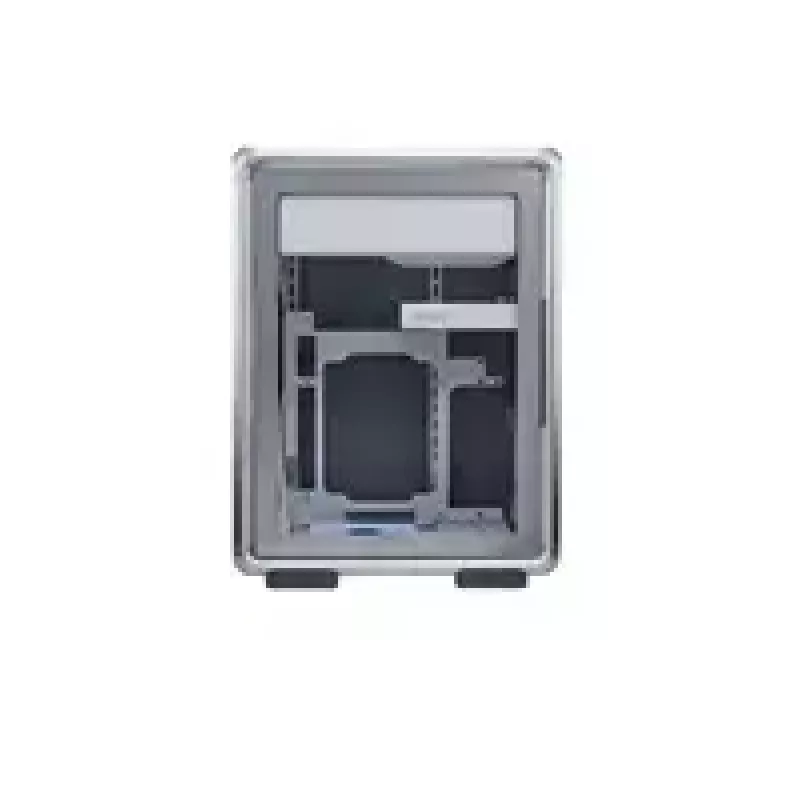 Kompiuterio korpusas Cooler Master MasterFrame 400 Mesh Sidabrinis, mATX, permatomas šoninis dangtelis, 1x 120 mm ARGB ventiliatorius