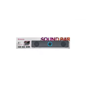 Nešiojamas garsiakalbis DEFENDER Z2 Black, laidinis USB, 6W RMS, SNR 70 dB, 80–18000 Hz, kubo dizainas