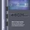 Docking stotelė ColorWay CW-HUB04 4-in-1 USB-C — HDMI, Gigabit Ethernet, USB-A, PD praėjimas