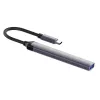 Docking stotelė ColorWay CW-HUB04 4-in-1 USB-C — HDMI, Gigabit Ethernet, USB-A, PD praėjimas