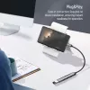 Docking stotelė ColorWay CW-HUB04 4-in-1 USB-C — HDMI, Gigabit Ethernet, USB-A, PD praėjimas