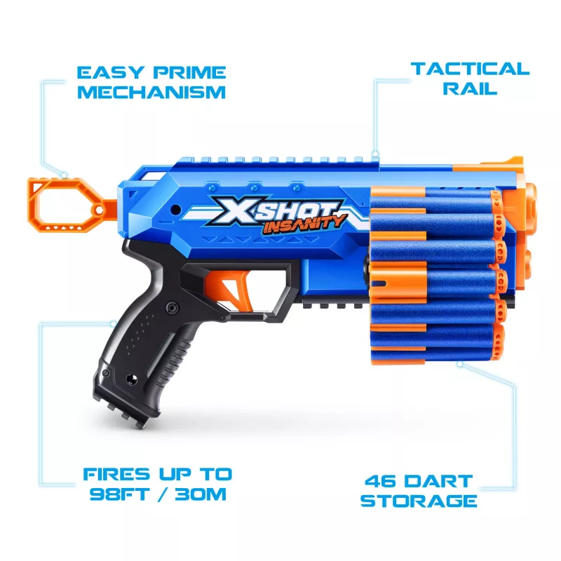 XSHOT Insanity Manic Blaster (24 strėlių) ZURU