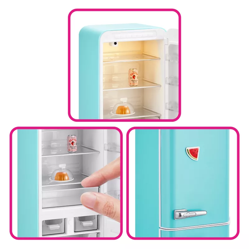 Žaidimų rinkinys Zuru Mini Brands Mini Minis Fill the Fridge – mini šaldytuvas su kolekcionuojamais maisto aksesuarais