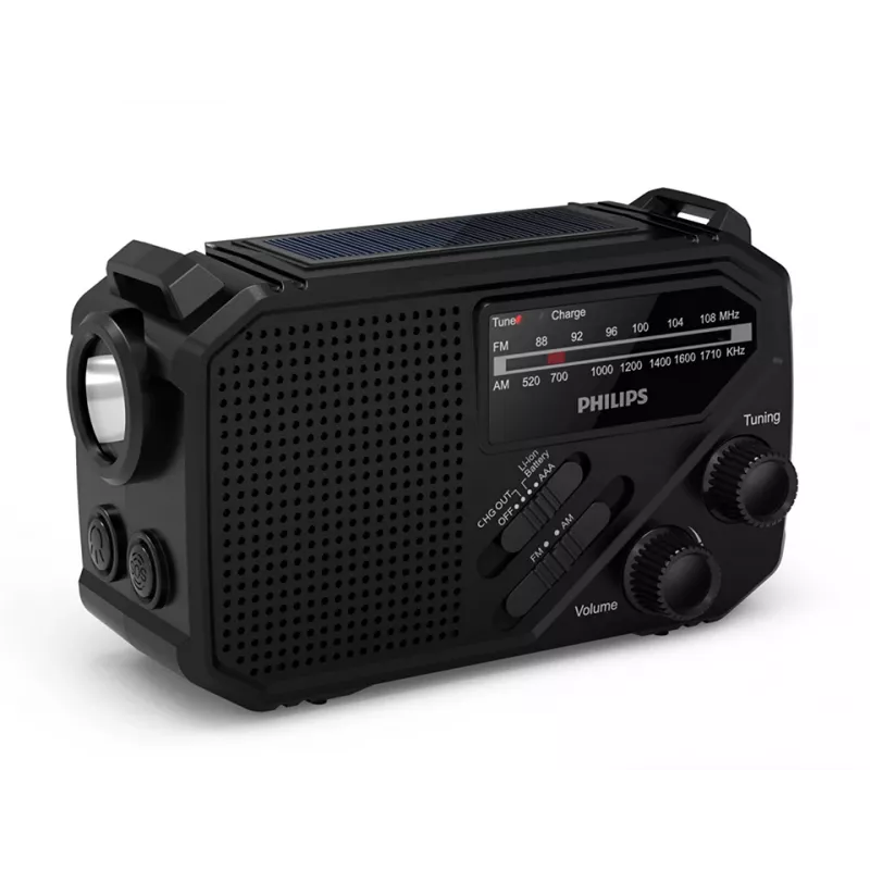 Nešiojamas radijas Philips TAR1609/00 Analoginis ir Skaitmeninis FM AM Juodas