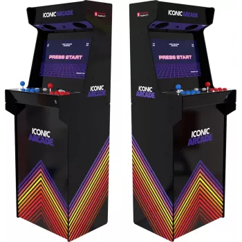 Arkadinis stalas Iconic Arcade — Full HD IPS 21 col., Cortex‑A72 1,5 GHz, 1 GB RAM, Wi‑Fi, Gigabit Ethernet, MicroSD, Bluetooth, DC maitinimas