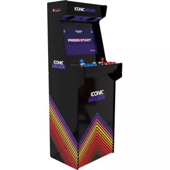 Arkadinis stalas Iconic Arcade — Full HD IPS 21 col., Cortex‑A72 1,5 GHz, 1 GB RAM, Wi‑Fi, Gigabit Ethernet, MicroSD, Bluetooth, DC maitinimas