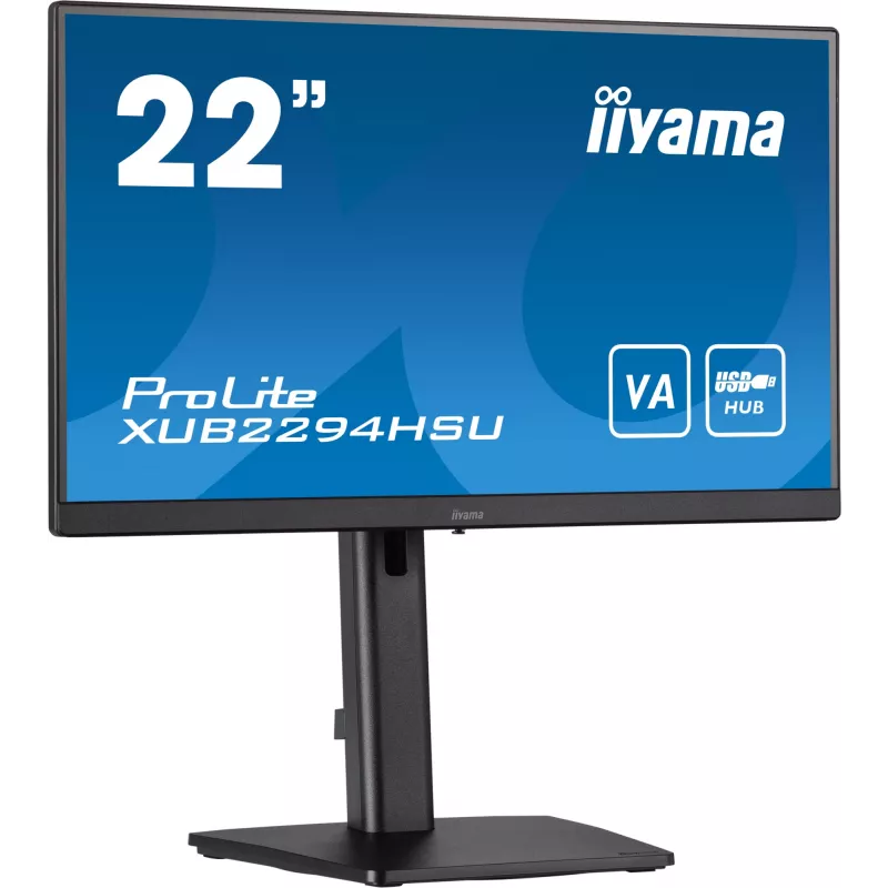 Monitorius iiyama ProLite XUB2294HSU-B2 21.5 colių Full HD VA su reguliuojamu aukščiu