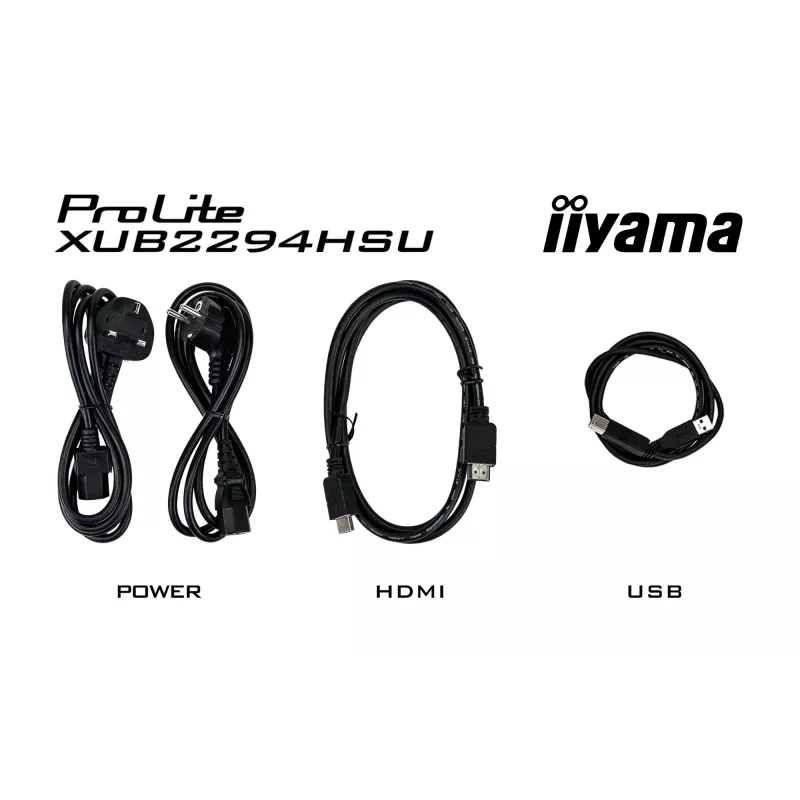 Monitorius iiyama ProLite XUB2294HSU-B2 21.5 colių Full HD VA su reguliuojamu aukščiu