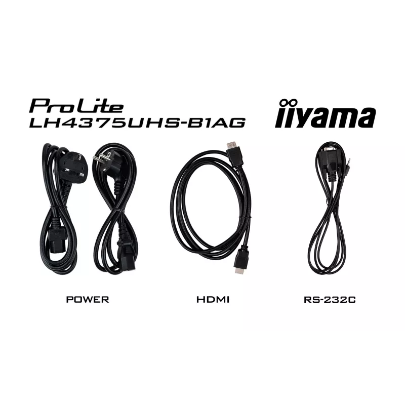 iiyama 43W LCD 4K signage panel 43 colių