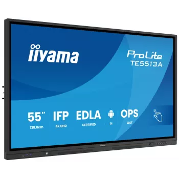 Interaktyvus ekranas IIYAMA TE5513A-B2AG 55 colių liečiamas monitorius