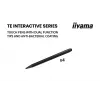 Interaktyvus plokščiasis skydelis IIYAMA TE6513A-B2AG 64,5 colio (163,8 cm) 4K UHD 500 cd/m² Wi-Fi Android 24/7 liečiamas