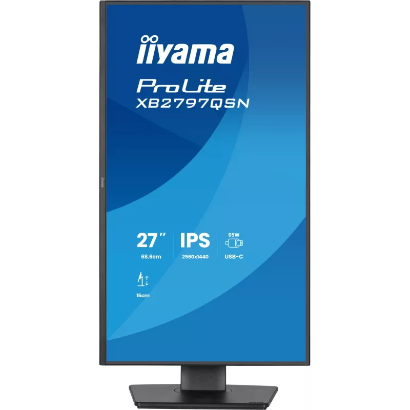 iiyama ProLite XB2797HSN-B1 monitorius 68.6 cm (27 col.) 1920 x 1080 pikselių Full HD IPS juodas