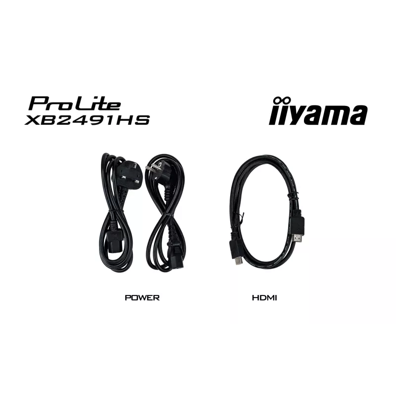 Monitorius IIYAMA XB2491HS-B1 60,5 cm (23,8 col.) 16:9 IPS su HDMI, DisplayPort ir įmontuotais garsiakalbiais